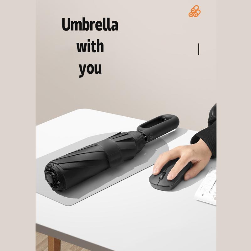 Fully Automatic Buckle Umbrella: A Versatile, Anti-UV Folding Sunshade for Men and Women, Strong Resistance to Harsh Weather Outdoors