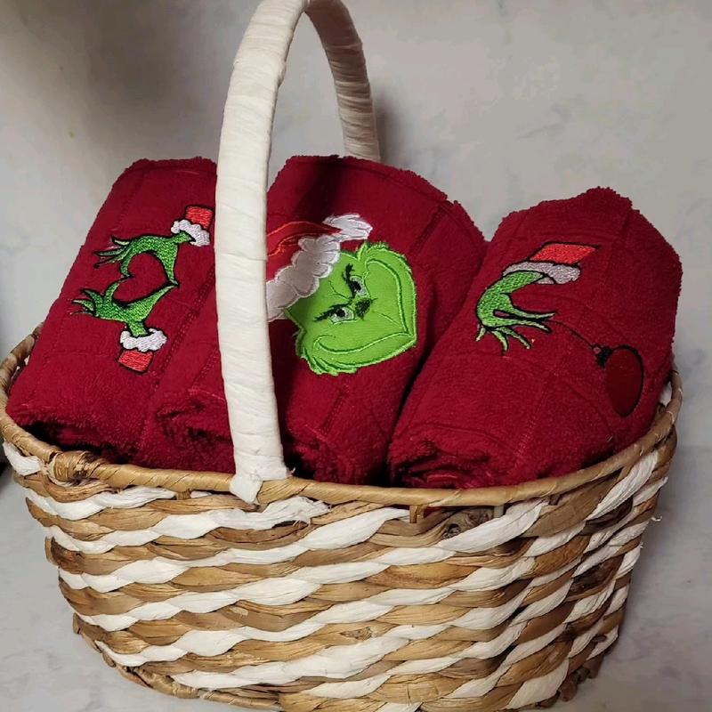 Grinch Christmas Towel