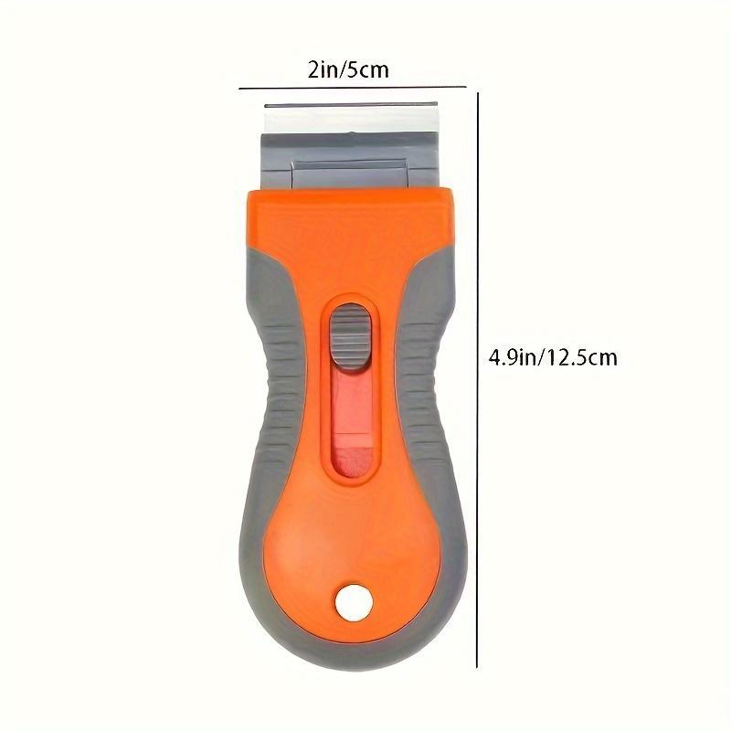 Multi-functional Cleaning Scraper Tool, Including 2 Scraper & 20 Blades, Multipurpose Cleaning Tool for Label, Sticker, Glass & Stove