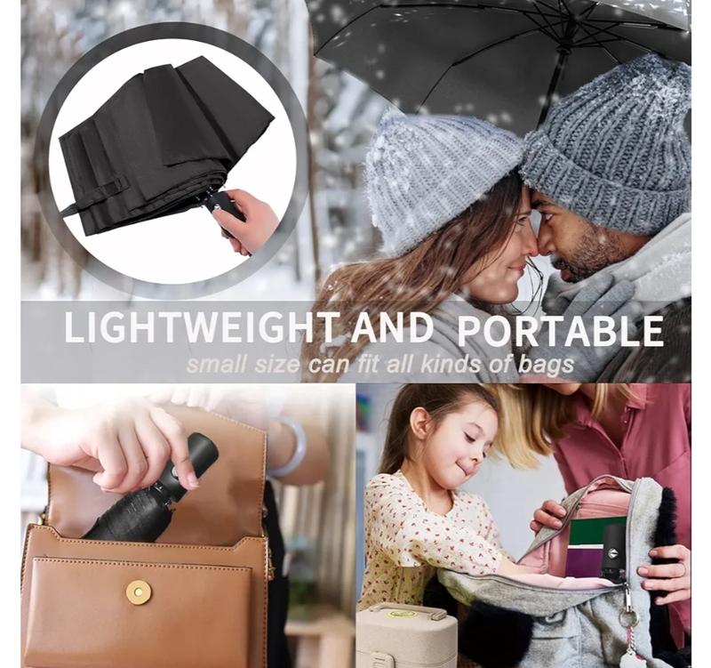 42 inch Windproof Travel Compact Umbrella-Automatic Umbrellas for Rain-Compact Folding Umbrella, Travel Umbrella Compact, Small Portable Windproof Umbrellas for Men Women Teenage.