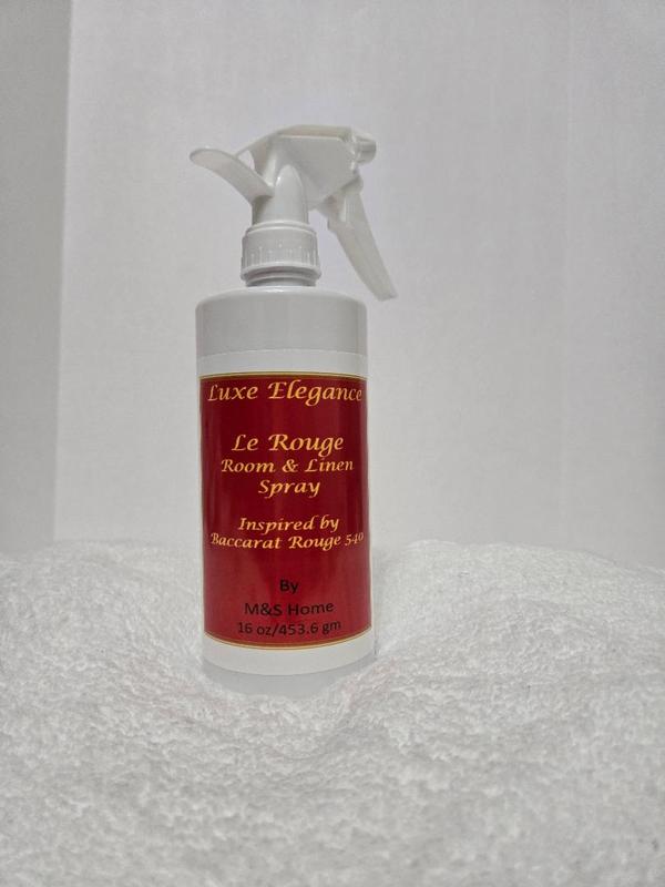 Luxe Elegance Le Rouge Room & Linen Sray 16 oz