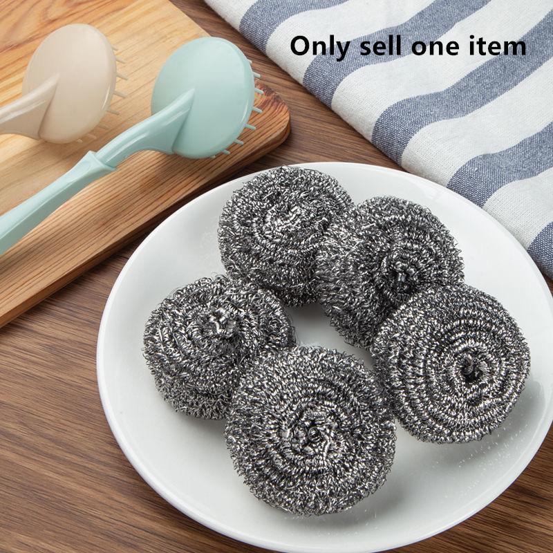 Stainless Steel Wire Ball, 1 Count Multifunctional Cleaning Ball, Household Cleaning Tool For Kitchen & Bathroom