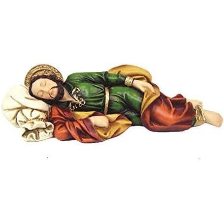 Sleeping St Joseph Saint Statue San Jose Religious Catholic Santo