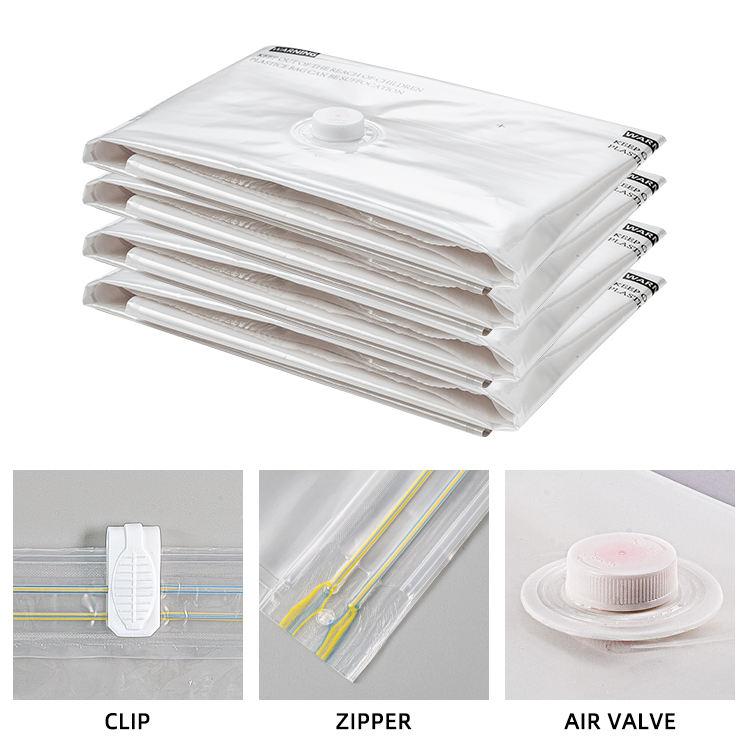 (Black Friday) UGIFT Vacuum Storage Bags 12 PackSpace Saver for Clothes BlanketsClothing Traveling Comforters VacuumSeal Bag with Travel Pump(3XL+3L+3M+3S) Organiser