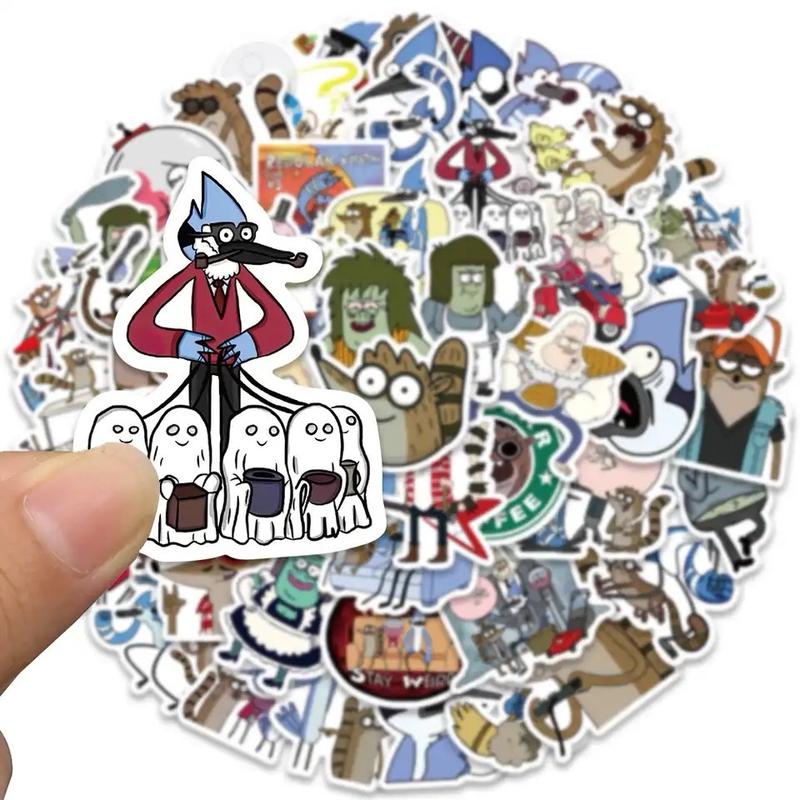 Regular Show Cartoon Best Moments Decorative Sticker Pack