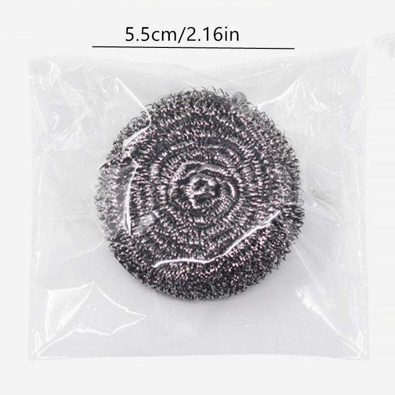 Stainless Steel Wire Ball, 1 Count Multifunctional Cleaning Ball, Household Cleaning Tool For Kitchen & Bathroom