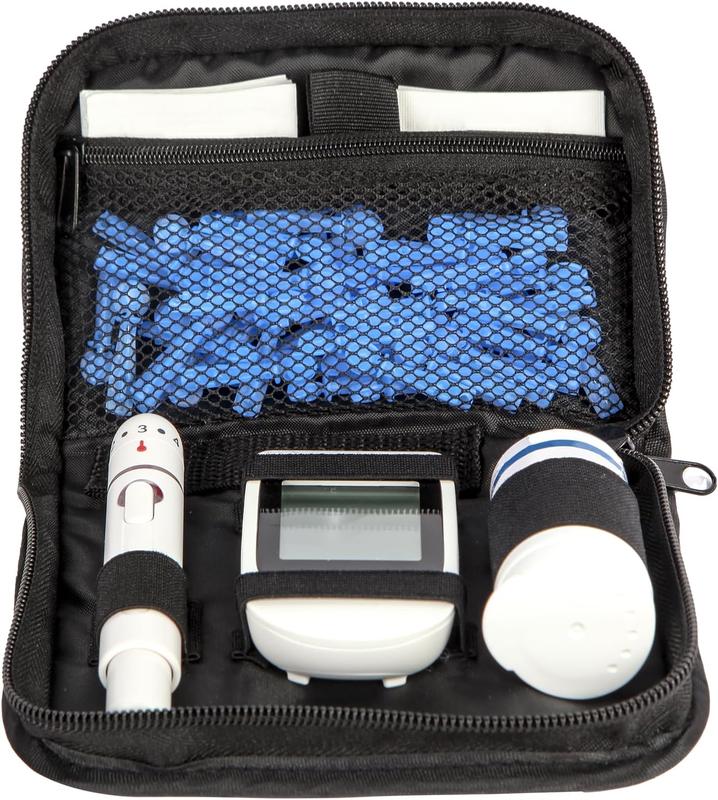 Supply Case, Diabetic Organizer Carrying Travel Case Kit, Portable  Testing Kit Case,  Glucose Meter Storage Bag, Glucose Monitor Case