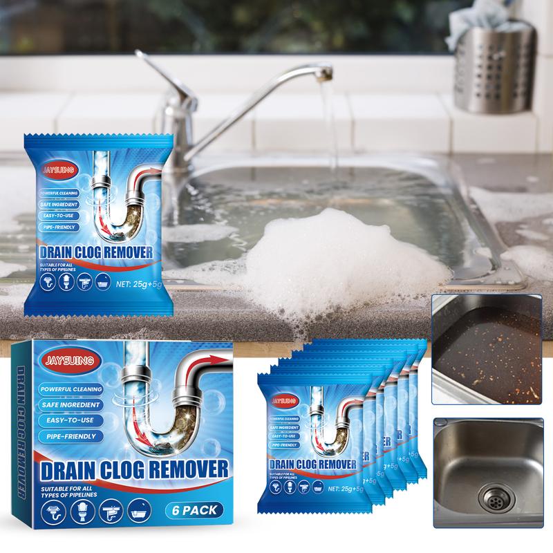 Drain Blockage Removal Powder Toilet, Kitchen, Drain Blockage, Dredging, Cleaning, Deodorant Powder