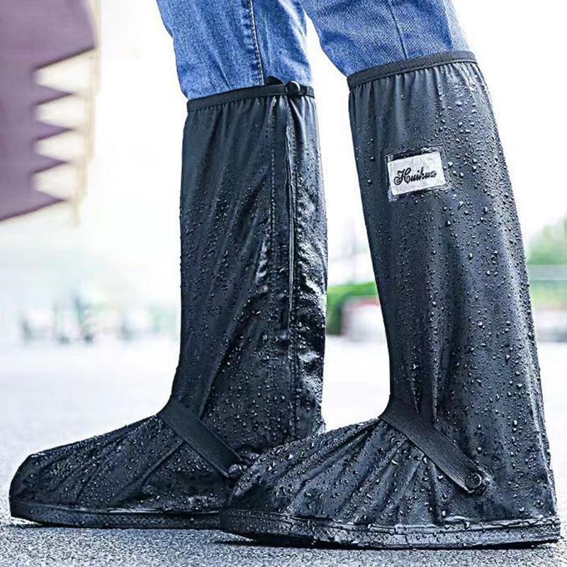 Outdoor Waterproof Boots Cover, 1 Pair Non-slip Thickened Boots Cover for Rainy Day, Durable Boots Cover for Men & Women Cycling, Christmas Gift