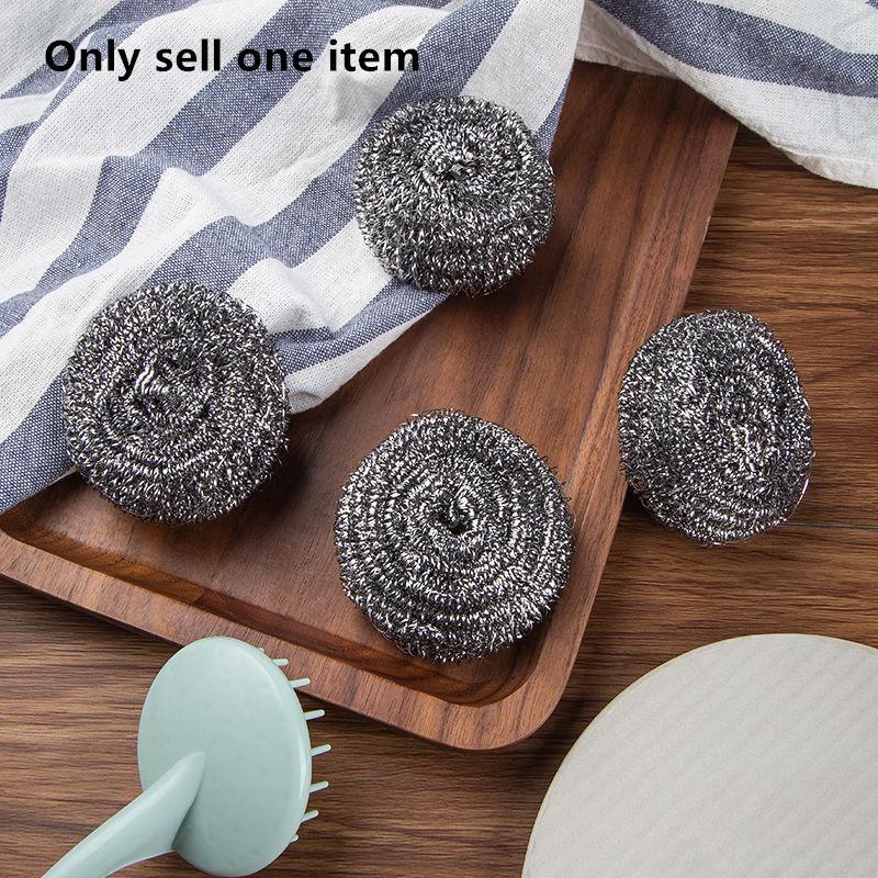 Stainless Steel Wire Ball, 1 Count Multifunctional Cleaning Ball, Household Cleaning Tool For Kitchen & Bathroom