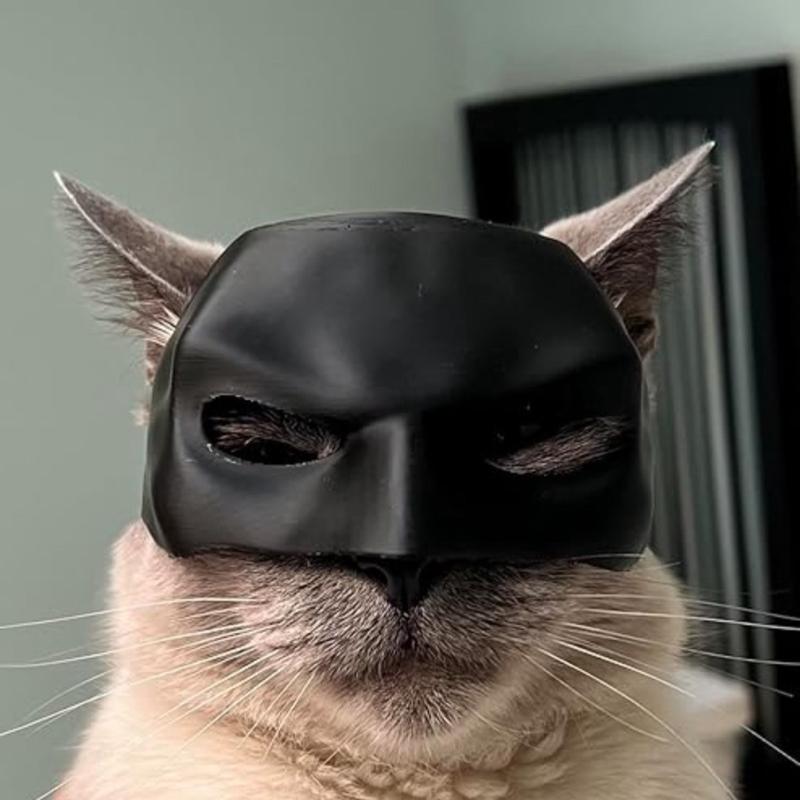 Batman: 3D Printed Cat Mask! Accessories Lightweight Matte Accessory Comfortable