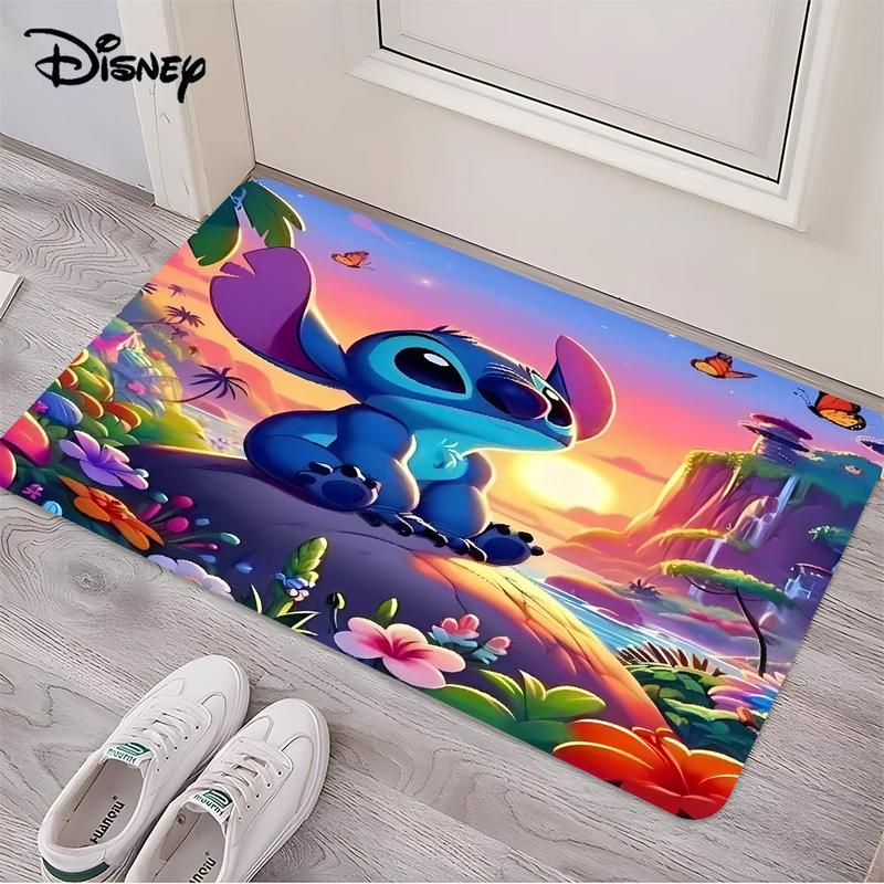 Cartoon Animal Pattern Bath Mat, 1 Count Non-slip Soft Floor Mat, Decorative Carpet for Home Living Room Bedroom Bathroom