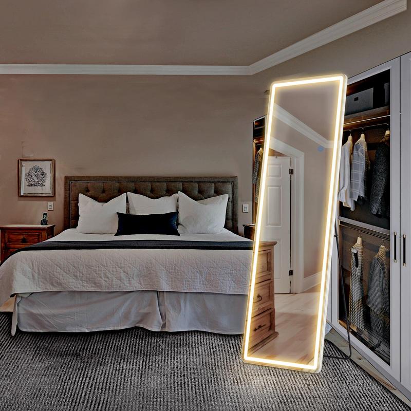 Full Length Mirror with LED Lights, 64