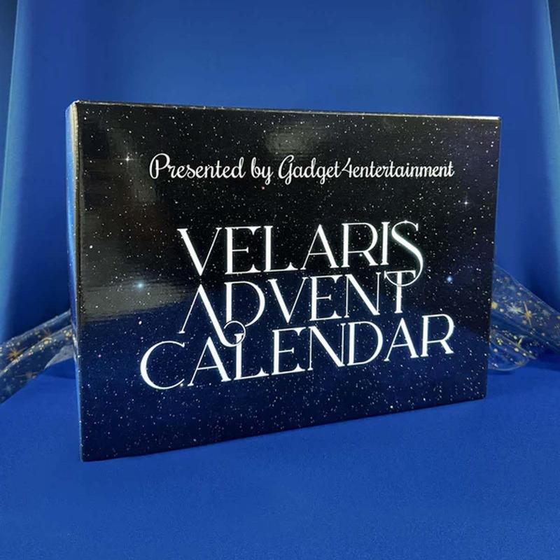 Velaris Advent Calendar, 1 Set 12 Day Christmas Advent Calendar, Xmas Countdown Calendar, Favors Gift for Adults and Kids