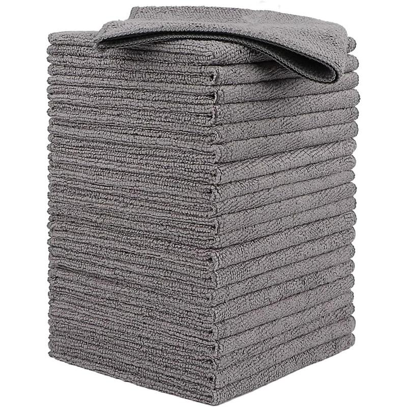 Microfiber Cleaning Cloth, 5 10 20 50pcs Reusable Water Absorbent Towel, Multipurpose Cleaning Tool for Car, Home, Kitchen, Bathroom, 2024 Home Bundles