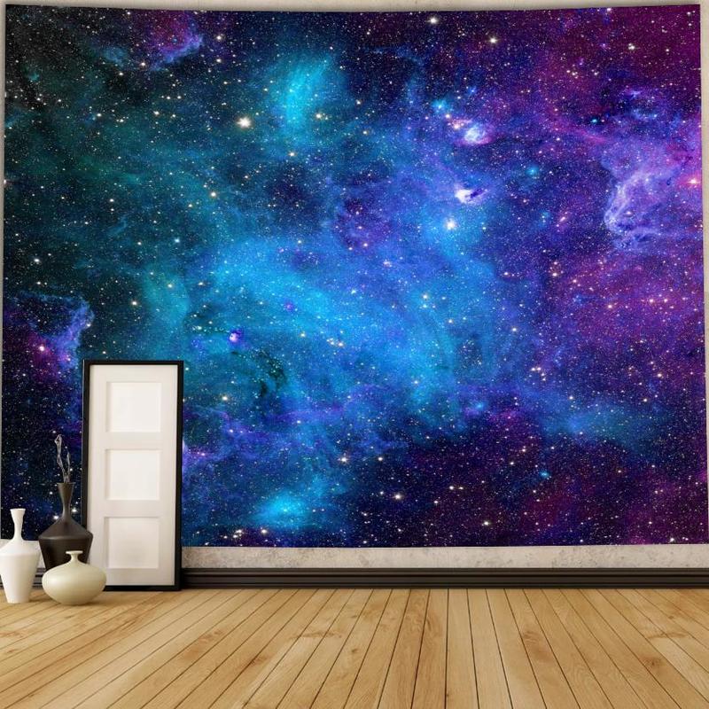 Galaxy Pattern Tapestry, 1 Count Wall Hanging Decor for Home Living Room Bedroom Dormitory