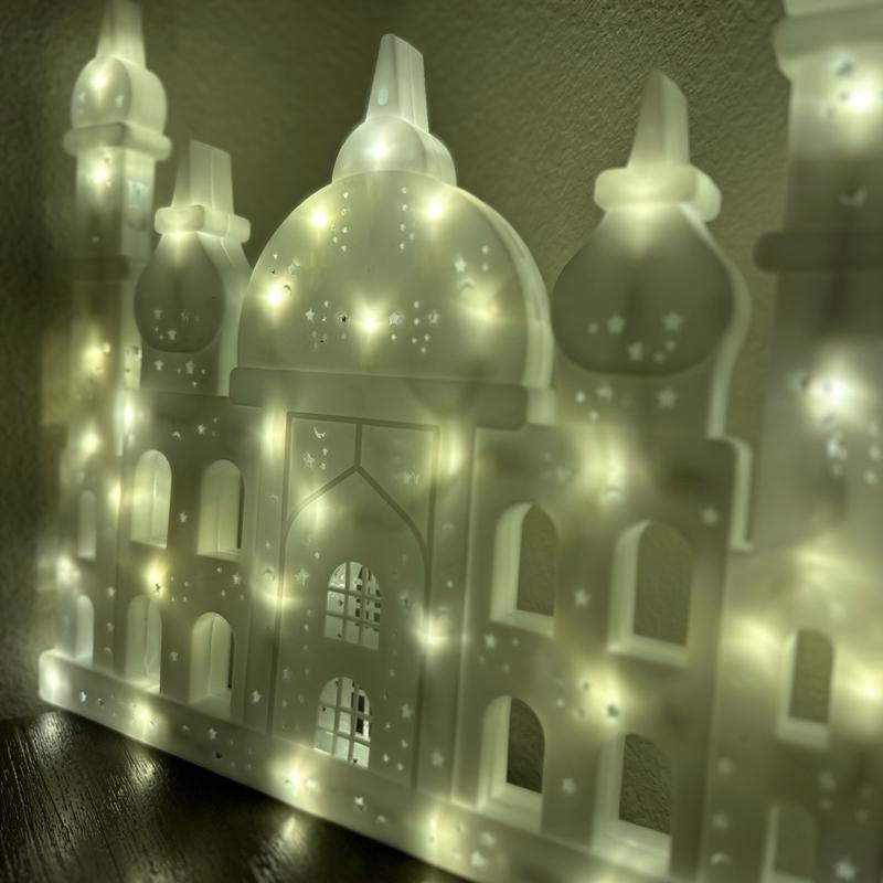 Ramadan Mosque Acrylic Light up stand  Religious Decor