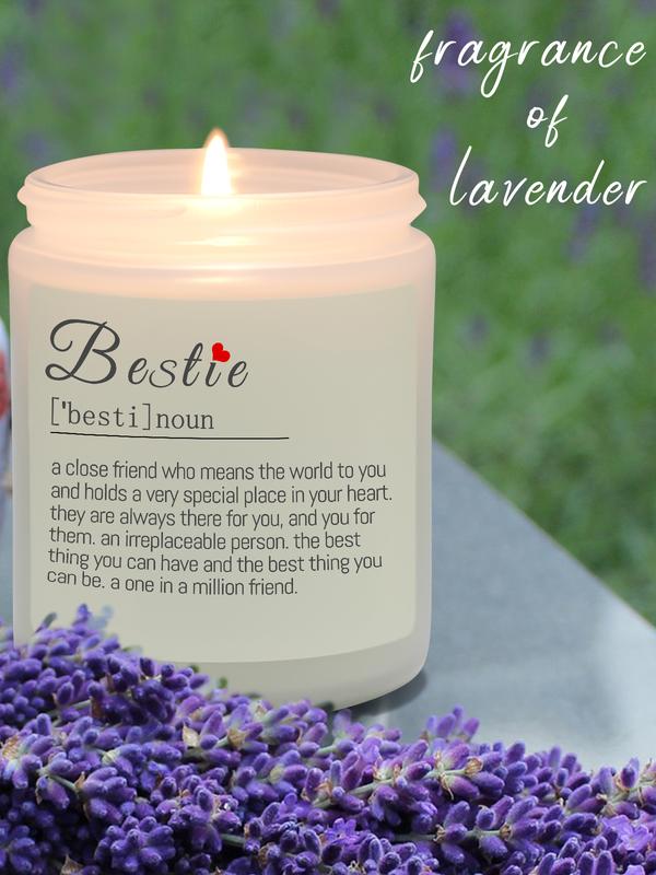 Gifts for Bestie, Friend,Lavender Scented Candle, Funny Birthday Gifts, Christmas Gifts, Thanksgiving Gifts, Halloween Gift stocking stuffer