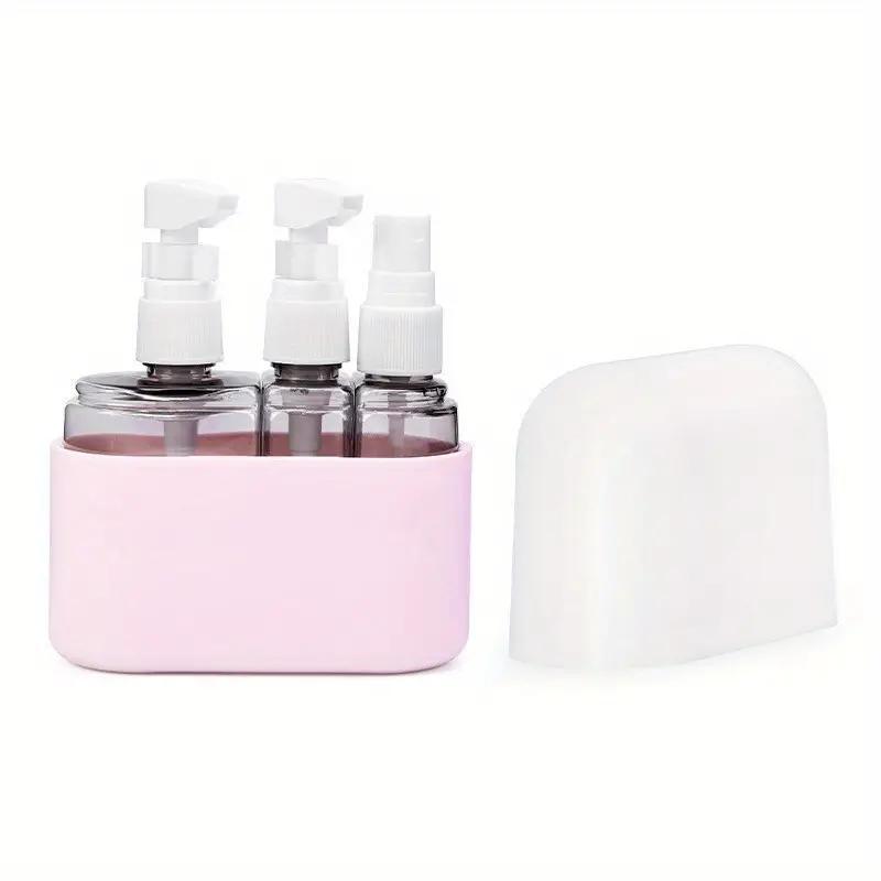 Portable Travel Cosmetic Dispenser, 1 Set 2 in 1 3 in 1 Cosmetic Dispenser Bottle, Travel Refillable Spray Bottle, Makeup Tool for Home & Travel