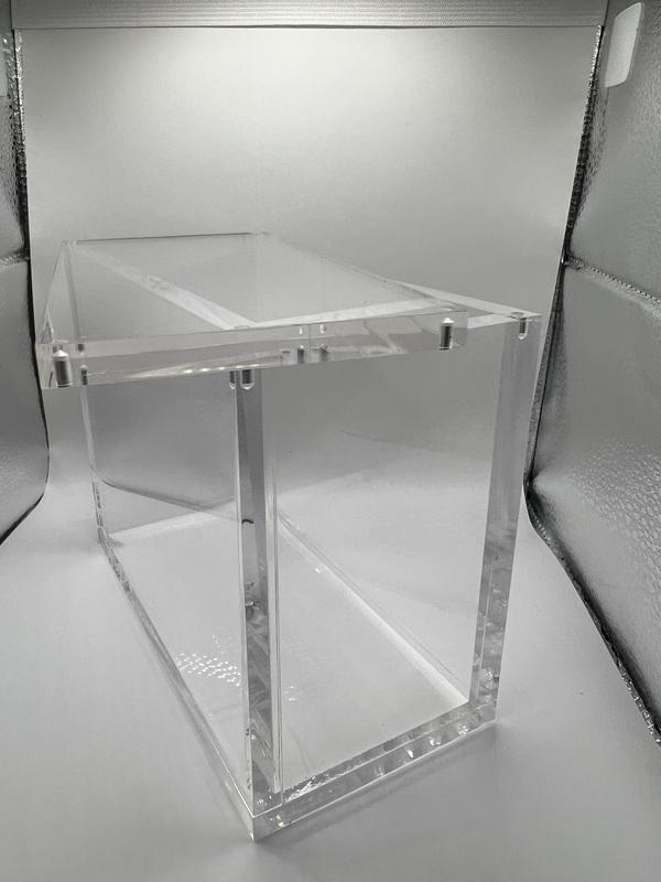 Casemon Acrylic Display Case One Piece OP-1 WHITE Bottom   OP 3-7 Booster Box Organiser