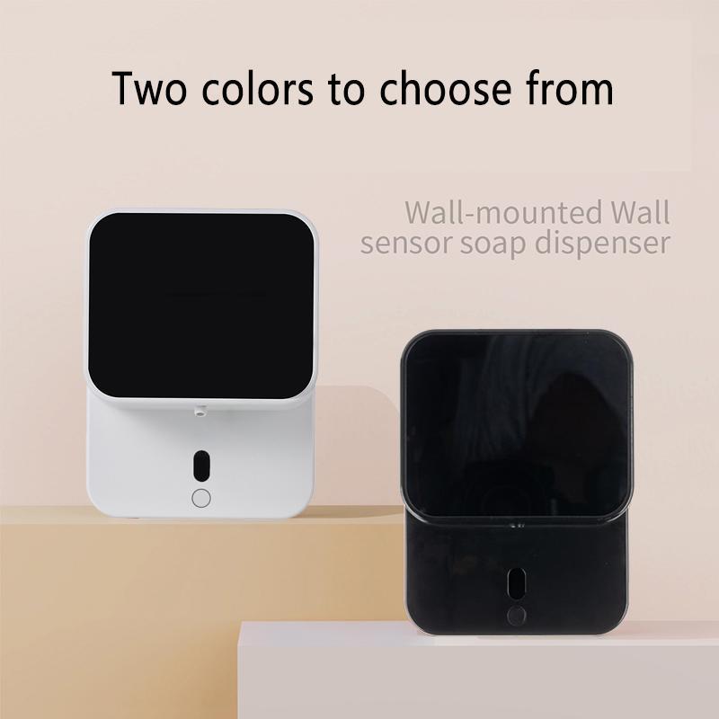 Automatic Sensor Foam Soap Dispenser, 1 Count Wall Mounted Soap Dispenser, Wireless Smart Induction Electric Foam Machine, Bathroom Accessories, Bathroom Supplies