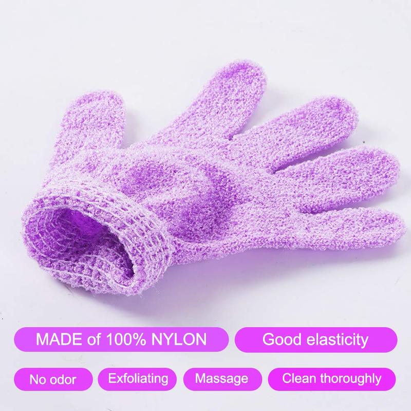 24 pcs Exfoliating Shower Gloves,Double Sided Exfoliating Bath Gloves Deep Clean Dead Skin for Spa Massage Beauty Skin Shower Body Scrubber Bathing Accessories.-12 Multi-Colors