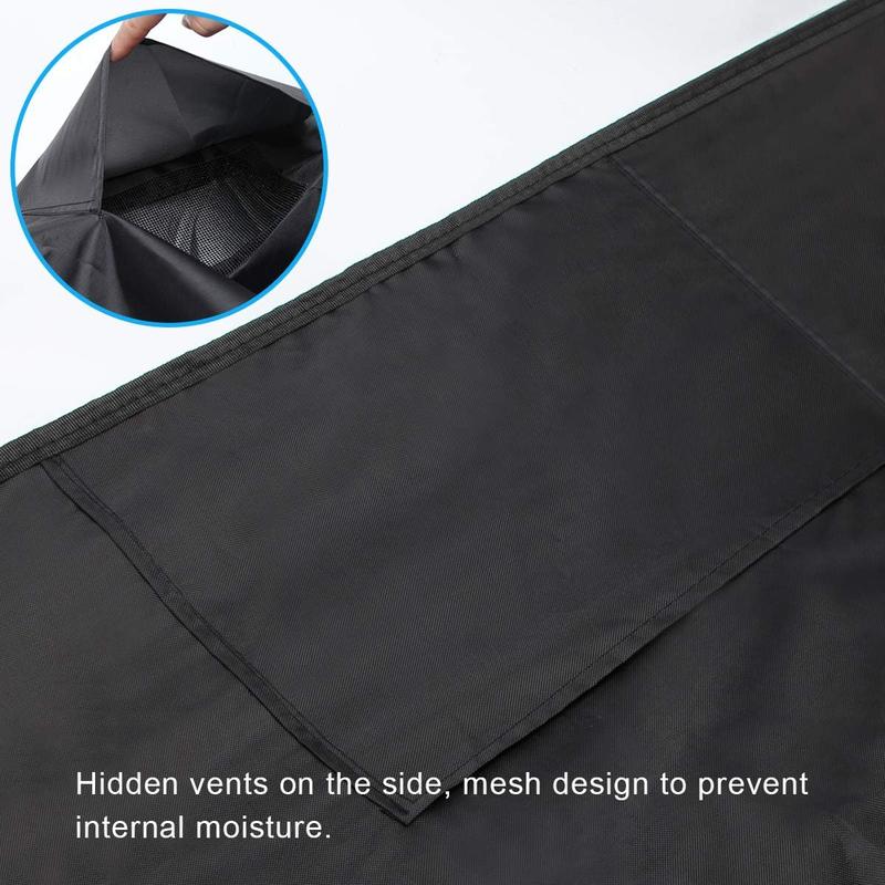 Central Air Conditioner Covers, Air Conditioner Cover for Outside Units 24W x 24D x 30H Black Dust-Proof Waterproof AC Cover Outdoor AC Protection Cover (24W x 24D x 30H) (24W x 24D x 30H)