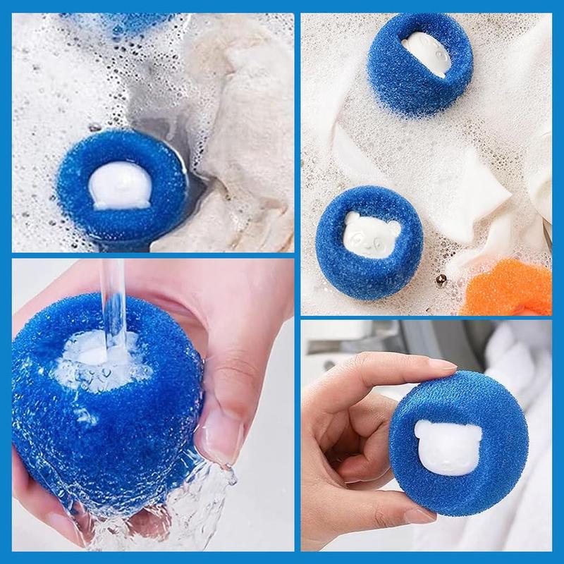 Laundry Hair Catcher, Reusable Lint Removal Catcher, Washing Machine Hair Catcher, Laundry Cleaning Ball, Washing Balls Dryer Balls for Clothing