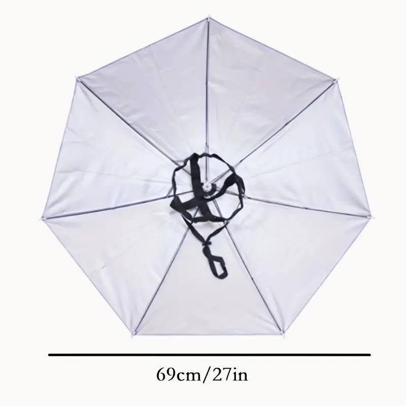 Umbrella Hat, 1 Count Portable Waterproof Sun Protection Hat Umbrella For Outdoor, Travel Essentials