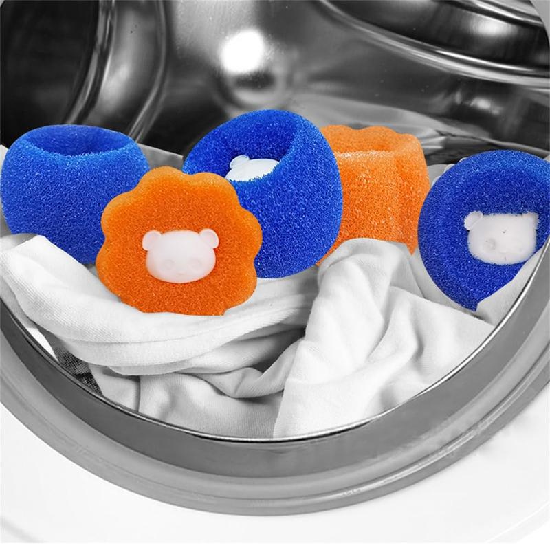 Laundry Hair Catcher, Reusable Lint Removal Catcher, Washing Machine Hair Catcher, Laundry Cleaning Ball, Washing Balls Dryer Balls for Clothing