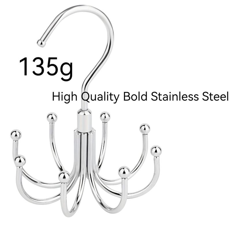 360° Rotating Bra Hanger, 1 Count Stainless Steel Tank Top Hanger, Durable & Fashionable Space Saving Hanger for Closet, Home Decoration Hooks