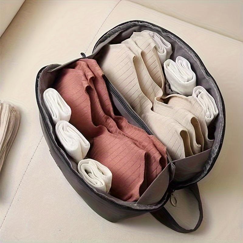 Underwear Storage Bag, 1 Count Portable Underwear Storage Bag, Travel Organizer for Bra & Socks & Panties, Home Organizer for Bedroom & Travel