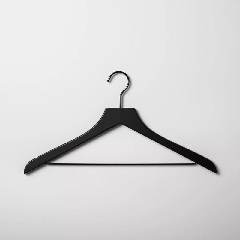 Premium Wooden Hangers 25 Pack - Durable Coat Hanger - Suit Hangers with 360-Degree Rotatable Hook - Wood Hangers with Shoulder Grooves