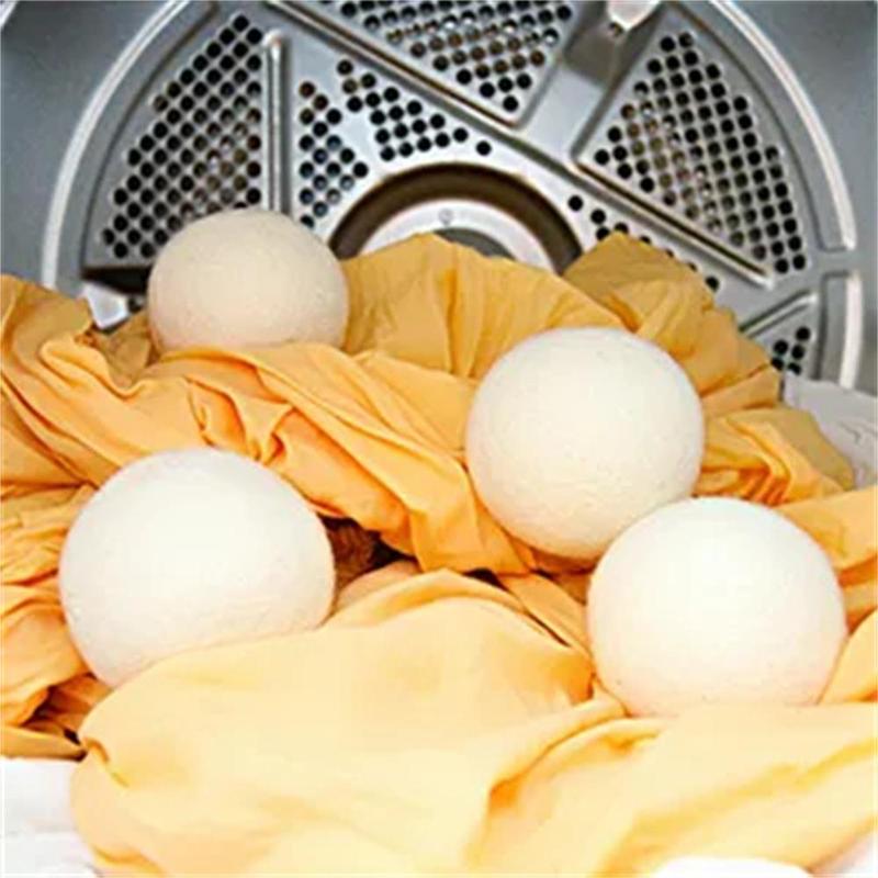 Wool Drying Ball, 4 8pcs Reusable Wool Ball For Washing Machine, Laundry Dryer Ball, Fabric Softener Wool Ball For Clothes, Laundry Accessories, Fall Gifts