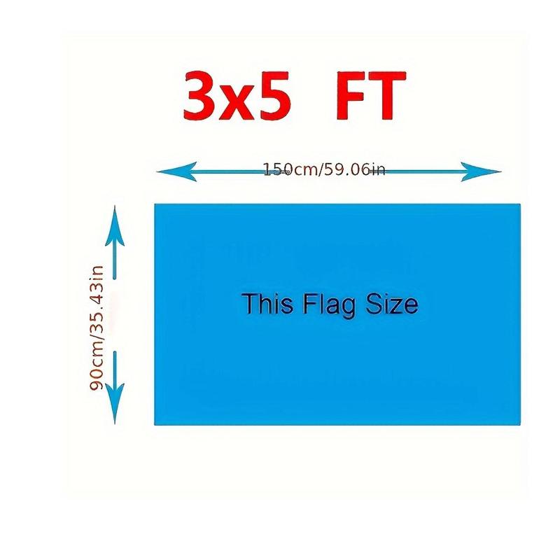 American Flag, 3x5ft 90x150cm Double Sided Printed US Flag, Hanging Polyester American National Flag Banner for Celebration