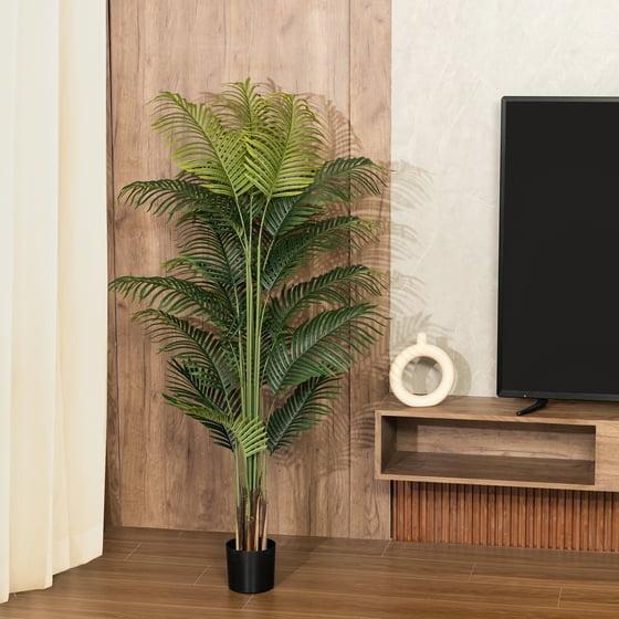 Fake Palm Tree, Greenry Tree for Home Decor Office House Living Room Indoor Outdoor, Big Fake Plants Fake House Decorative Fruit Olive Ornaments