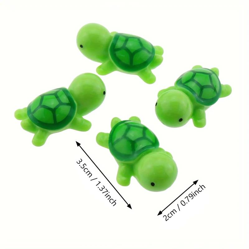 3D Cartoon Turtle Design Fridge Magnet, 10pcs Cute Refrigerator Magnetic Stickers, Whiteboard Magnet, Decorative Refrigerator Magnet for Home and Office