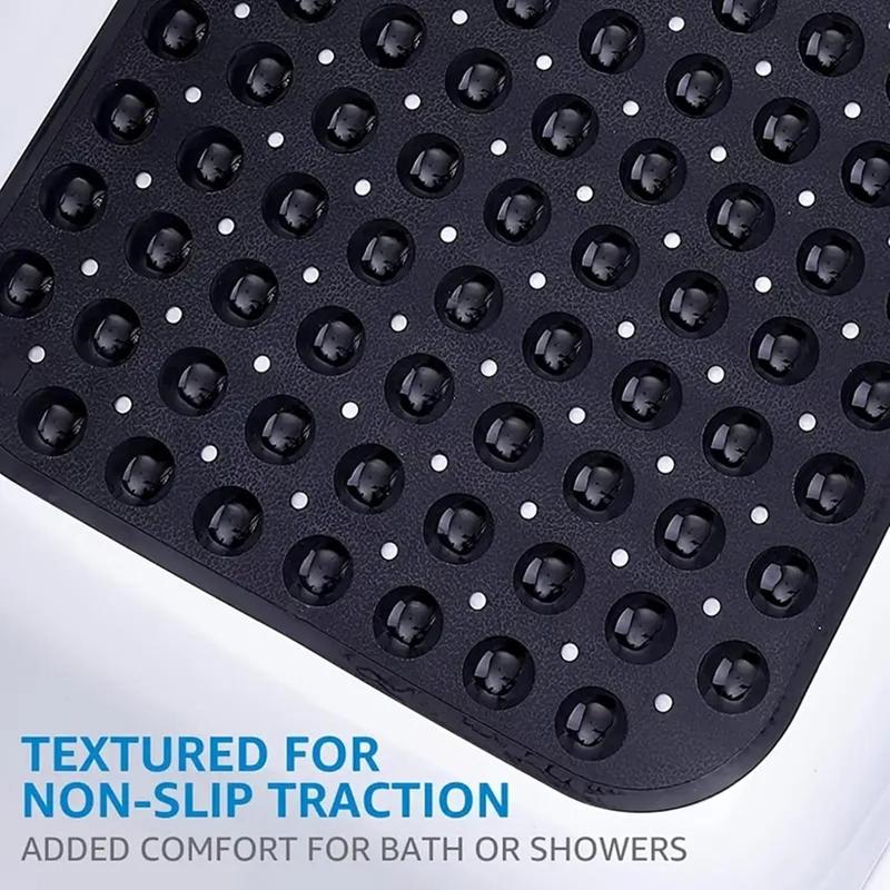 Bathtub & Shower Mat with Suction Cup Design, Bathroom Accessories Non-slip Folding Bath Mat, Bathroom Accessories, Bathroom Gadget, Home Essentials