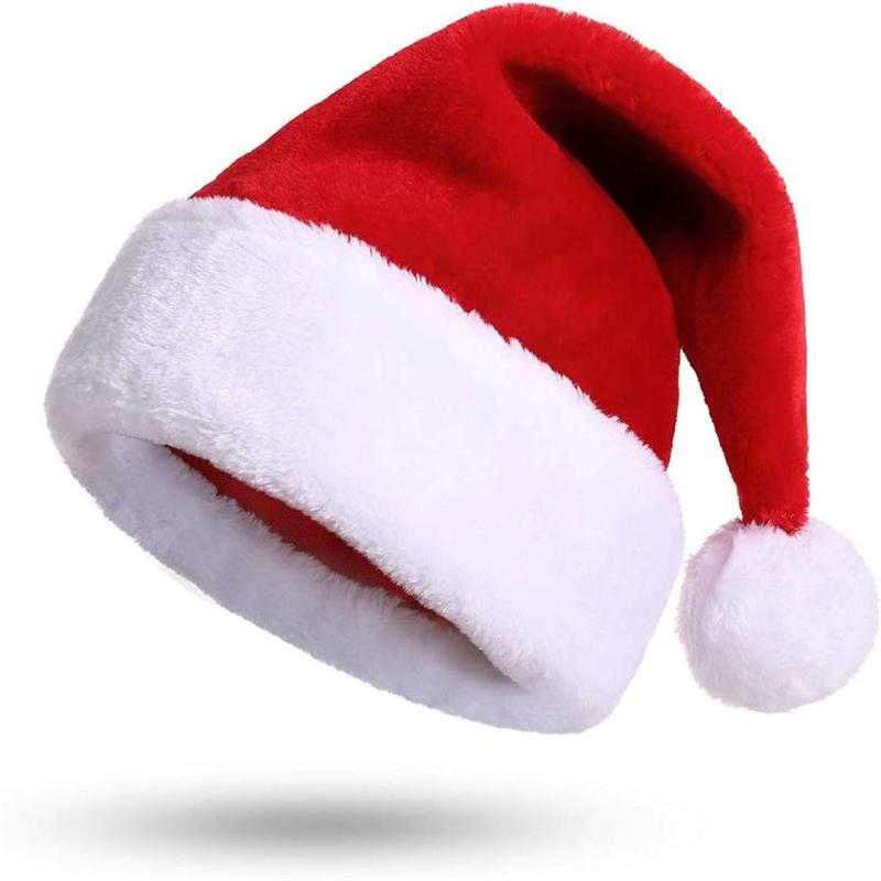 Santa Claus Hat, 1 Count Cute Christmas Party Hat, Fun Party Supplies for Christmas Party, Festive & Party Supplies