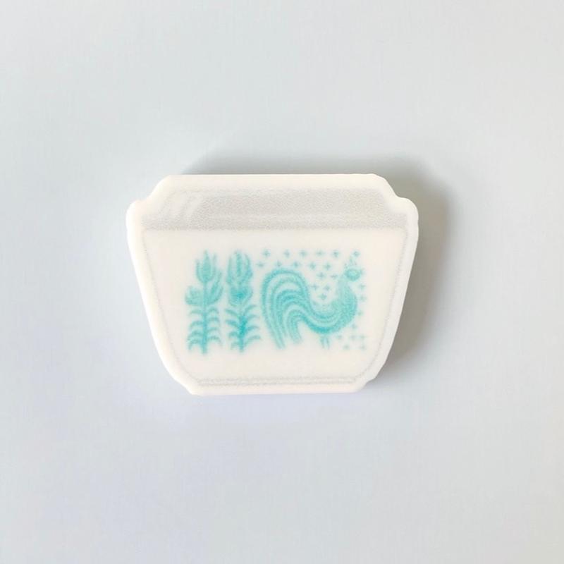 Pyrex Turquoise Butterprint Fridge Magnets, Amish Butterprint, Decorative Handmade Magnets for Retro Home or Office, Pyrex Gifts, Retro Kitchen