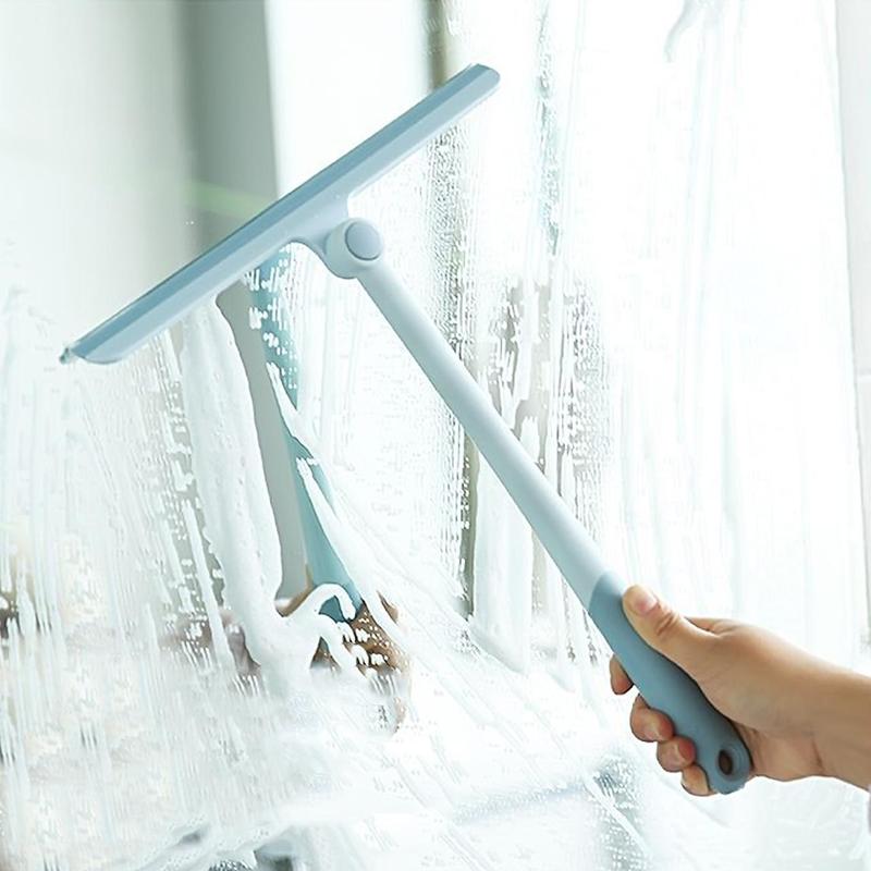 360° Rotatable T-shaped Glass Squeegee, Household Window Cleaning Tool, Durable Window Cleaning Brush, Home Care Supplies