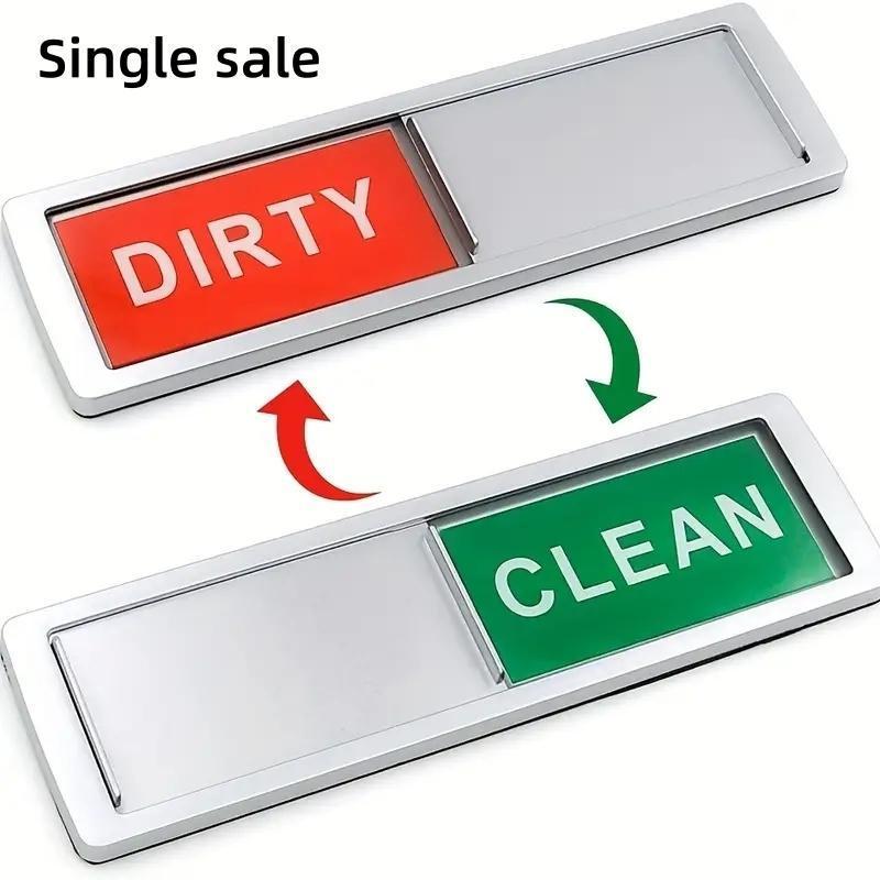 Dirty Clean Dishwasher Magnet Sign, 1 Count Creative Magnetic Dishwasher Sign, Home Decor Sign, Kitchen Sign, Home Decor Supplies