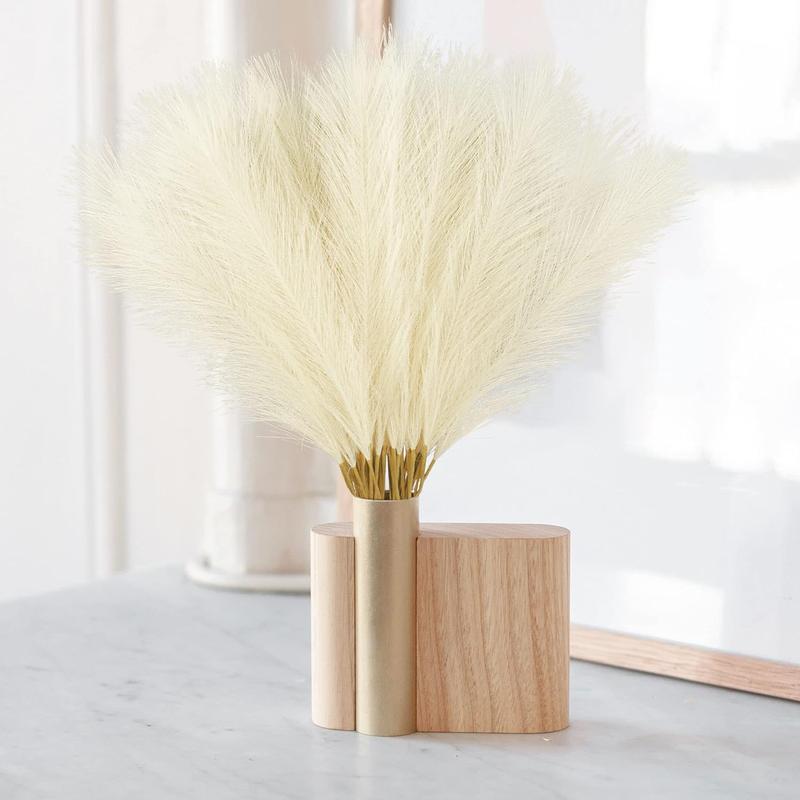 Faux Pampas Grass Bundle, 21pcs set 55cm Artificial Plant, Lush Vase Filler, Home Decor, Enhance Kitchen & Home Aesthetics Plant