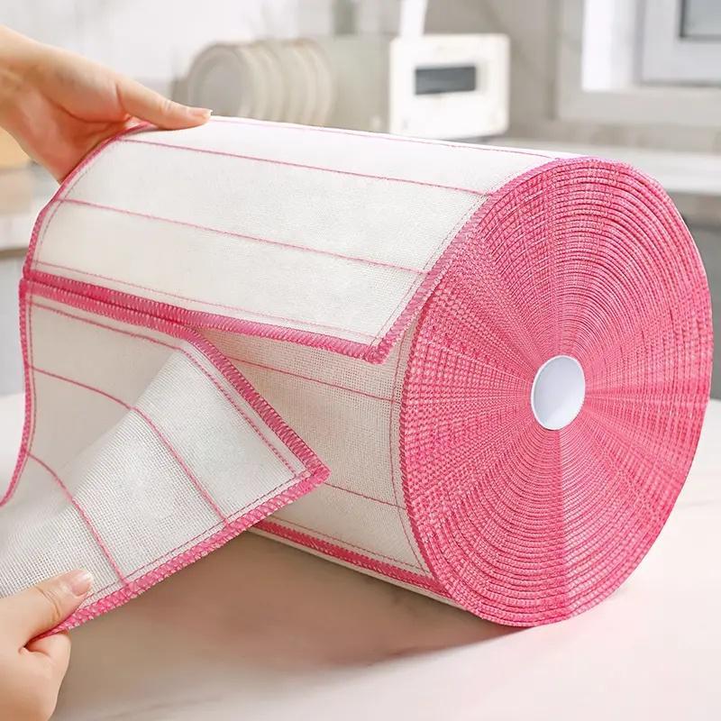 Dish Cleaning Cloth, 10pcs Household Reusable  Water Absorption  Dish Wall Desk  Cleaning Rag,  Home Care Supplies for Kitchen Bathroom Living Room Office Dormitory