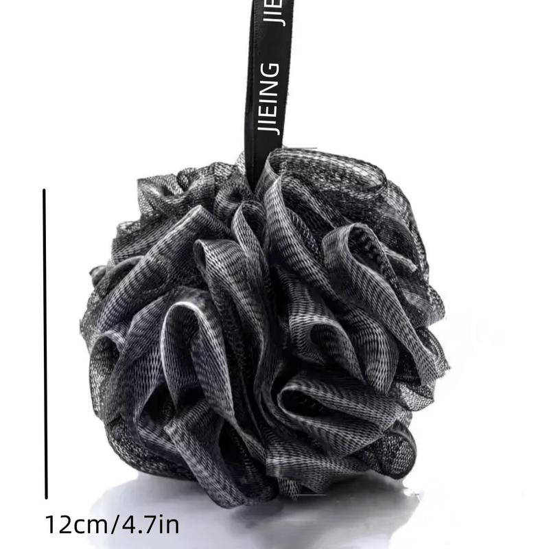 Durable Shower Ball with Hanging Loop, 1 Count Reusable Durable Shower Sponge Ball for Home Bathing, Home Gadgets