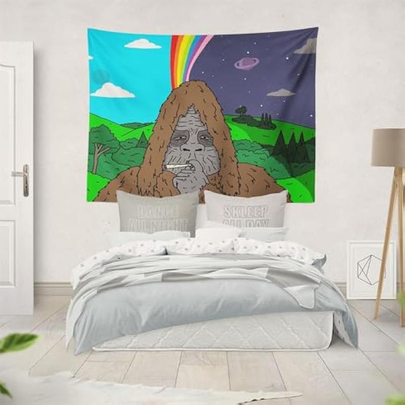 60'' x 40'' The Big Lez Show, Sassy The Sasquatch, Tripper Snipper Tapestry & Wall Hanging for Home Bedroom Living Room College Dorm Decor 150cm x 120cm