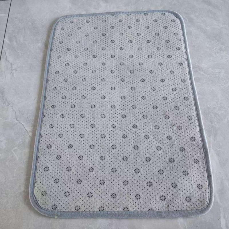 Cobblestone Embossed Rectangle Bath Mat, Soft Absorbent Bathroom Mat, Bathroom Accessories, Home Supplies, Bathroom Decor