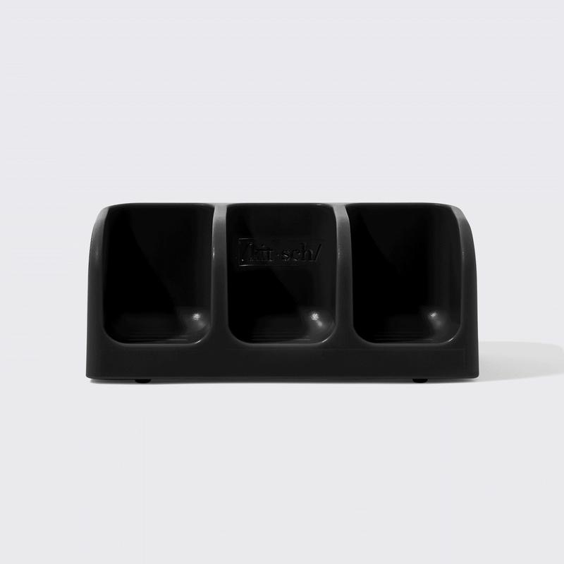 Self-Draining Soap Dish - Black