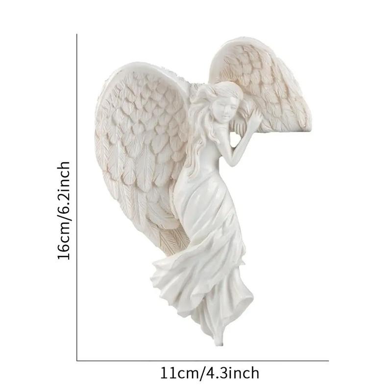 Door Frame Decoration, 1 Count Salvation Angel Door Frame Resin Ornament, Awakening Angel Wings Hanging Ornaments, Room Decor, Gifts for Friends, Summer Gift Ideas