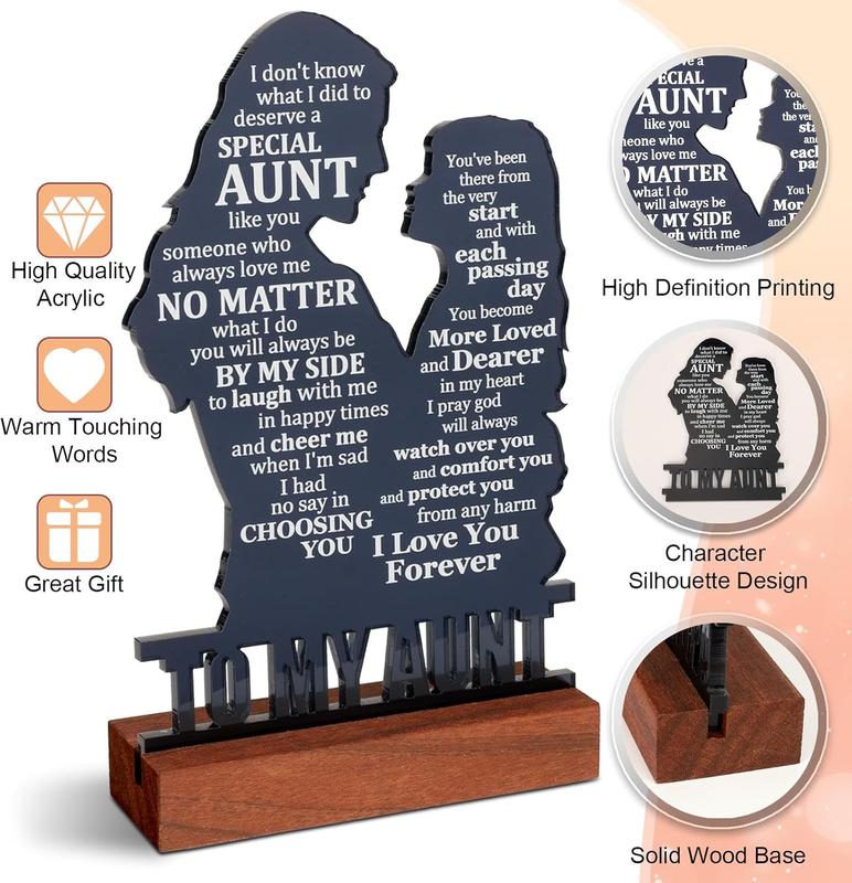 Christmas Aunt Gifts, Valentines Day Gift for Aunt, Aunt Gifts from Niece, Aunt Birthday Gifts, Best Aunt Ever Gifts, Auntie Gift Ideas, Aunt